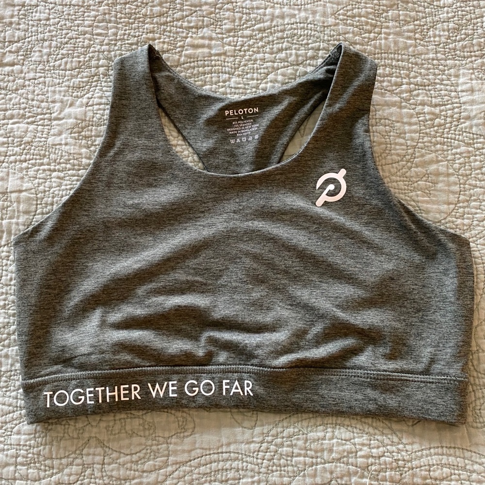 Peloton Heathered Strappy Bra